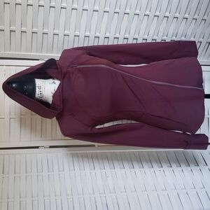 Lululemon Every Journey burgundy full angle zip women's hoodie size 4